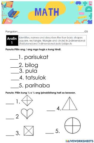 Mathematics Quarter 3 Week 5