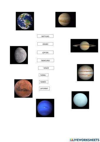 PLANETAS SISTEMA SOLAR 