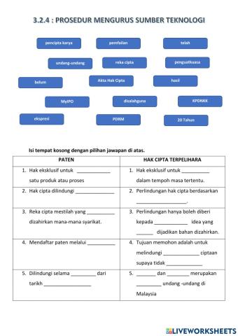 Prosedur mengurus sumber teknologi