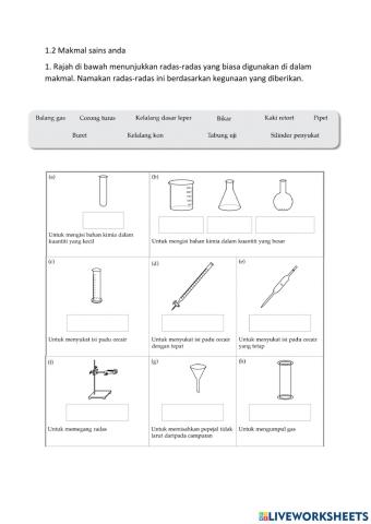 1.2 Makmal sains