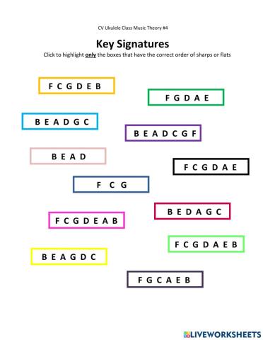 Key Signatures