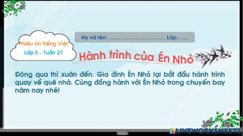 Tiếng Việt 27.3