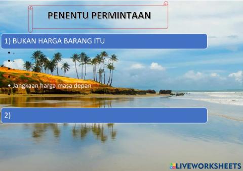 PENENTU PERMINTAAN