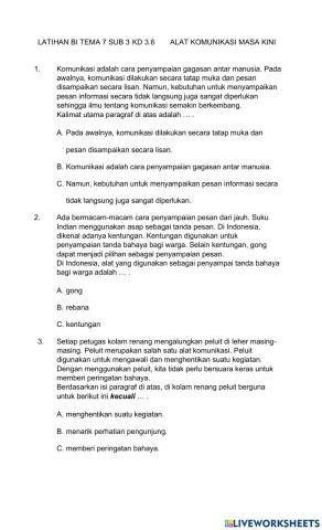 Latihan bahasa indonesia t7 st3