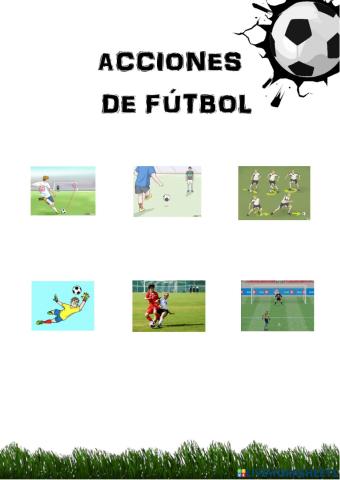 Acciones fútbol