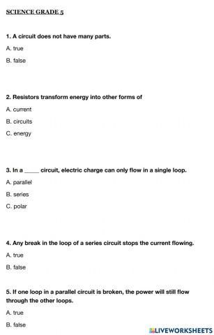 Science 5 week 29