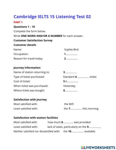 CAM 15 Test 4 section 1&2