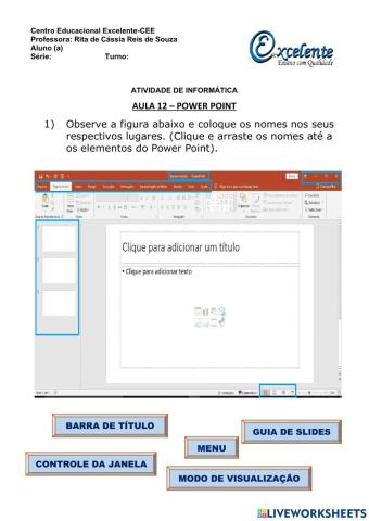 Elementos do Power Point