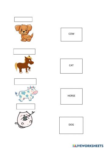 Farm animals: worksheet 5