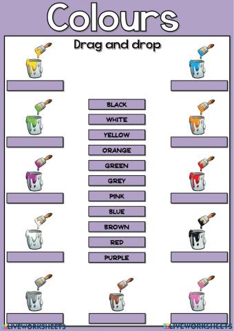 Grade 1- Identifying colors