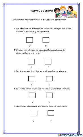 Repaso I bloque sociales