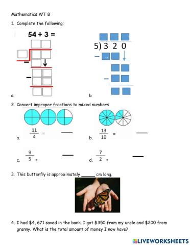 math wt8