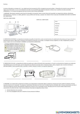 Partes del computador