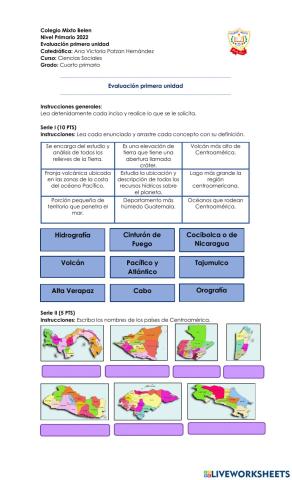 Evaluación Ciencias Sociales 2