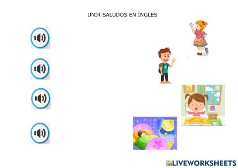 Unir saludos en inglés