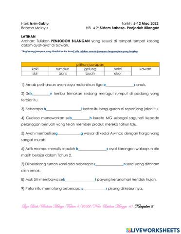 HBL 4.2 bm Kumpulan 3