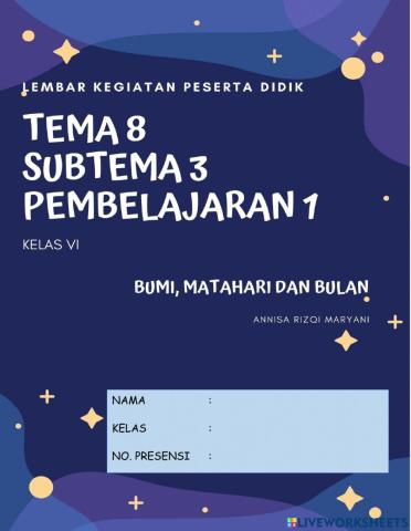 Tema 8 Kelas 6