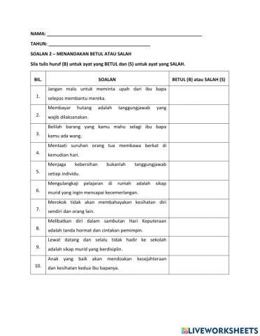 Diagnostik Bahagian B2