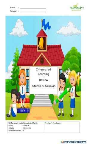 Integrated Learning-Review Aturan di Sekolah-Menjodohkan