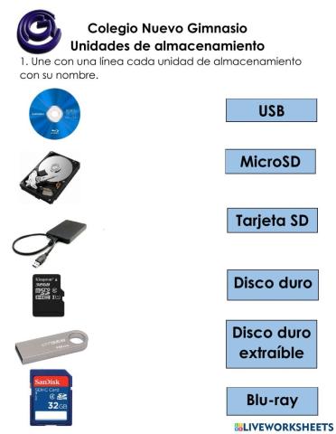 Unidades de almacenamiento