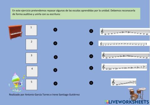 Test escalas musicales