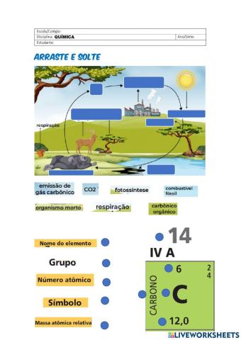 Aula 3 O átomo de carbono.