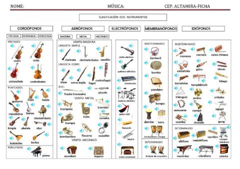 Os instrumentos musicais 6º