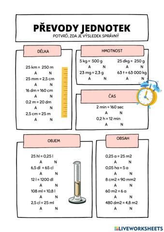 Převody jednotek