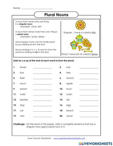 Plural Nouns