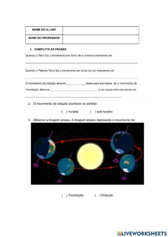 Rotação e Translação