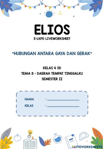 ELIOS : Hubungan antara Gaya dan Gerak