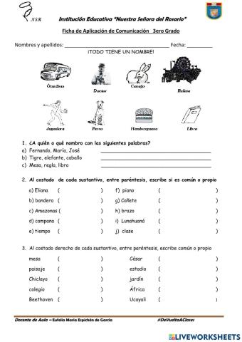 Sustantivos