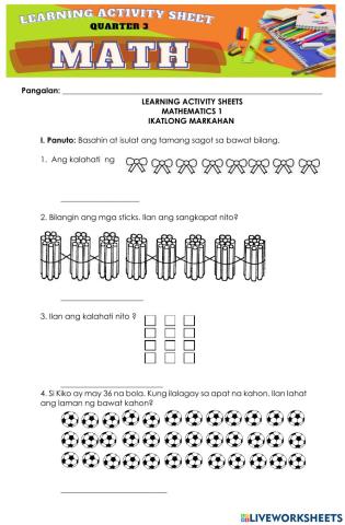 MATH Q3 Learning Activity Sheet