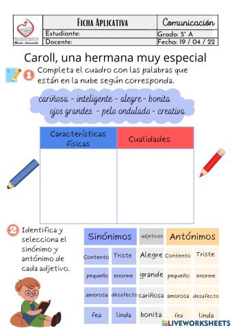 Caroll, una hermana muy especial