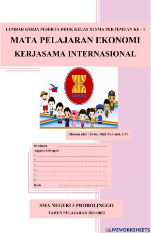 LKPD Kerja Sama Ekonomi Internasional