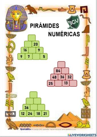 Piramides numericas