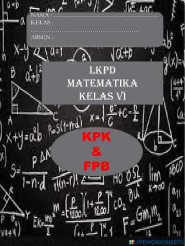 Lkpd kpk & fpb