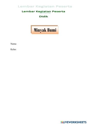 Minyak Bumi