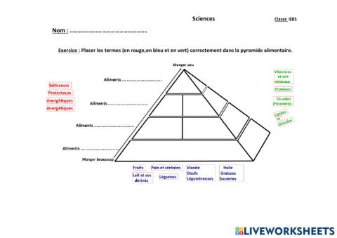 Pyramide alimentaire