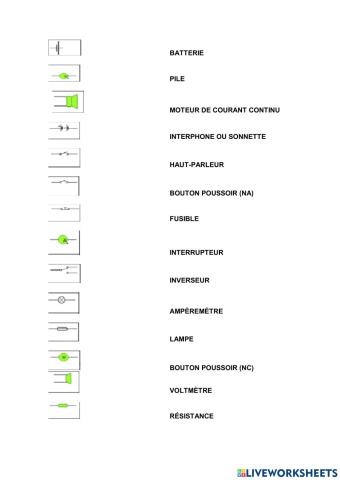 Symboles électriques