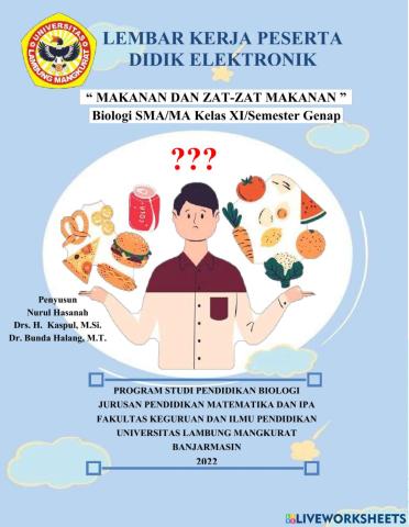 E-LKPD1 MAKANAN DAN ZAT MAKANAN