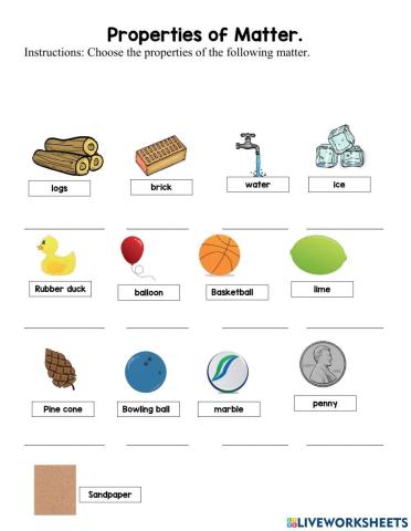 Properties of Matter