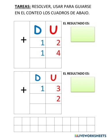 Tarea sumas