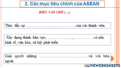 Mục tiêu asean