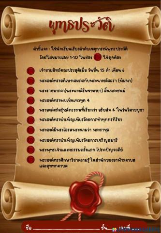 พุทธประวัติ ป.5