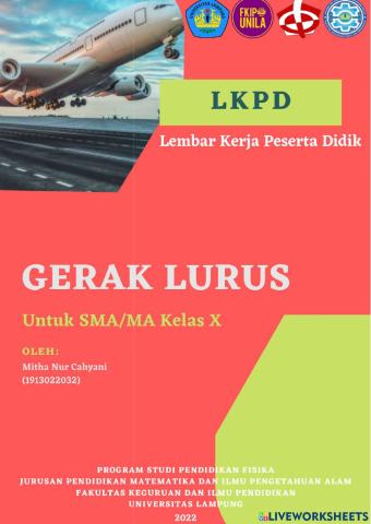 Lkpd Gerak Lurus