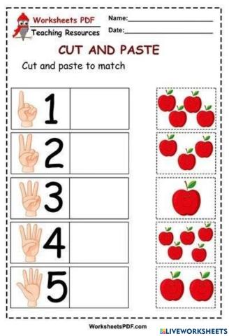 ตัวเลข 1-5