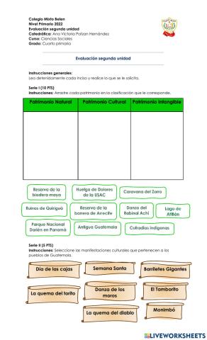 Evaluación 2 Ciencias Sociales