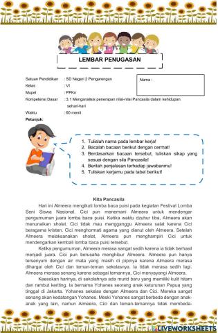 Ujian Penugasan PPKn