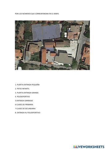 Mapa  colegio nigüelas